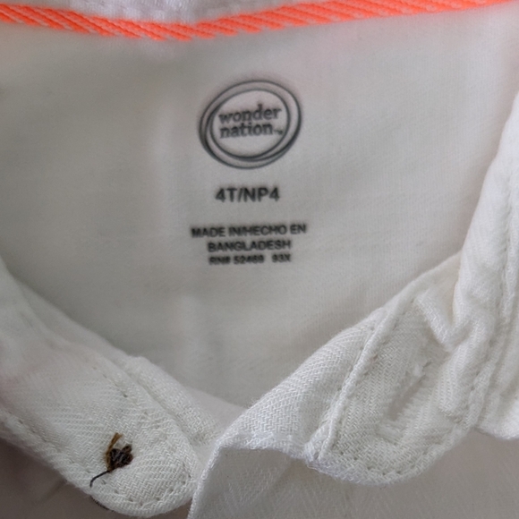 Kids Blue and White Button Down Shirts, size 4 & 5 - Picture 3 of 10